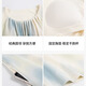 Cat man with chest pad nightgown for women for summer thin modal cotton pajamas casual dress large size home clothes can be worn outside 52608 apricot blue smudge [with chest pad] L [recommended 100-120 Jin [Jin equals 0.5 kg]]