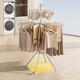 Biren clothes drying rack, Octopus clothes rack, floor-standing foldable, installation-free clothes drying rack, removable wheeled drying rod rack
