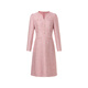 Kelaitel 2025 Autumn New French French y Fragant Style Slim y Soft Vestido A-Line Light Red M