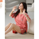 Modal Pyjamas für Frauen im Sommer 2025 Neue kurzärmelige Baumwoll-Set Thin Korean Style Sportswear für Outdoor-Freizeitkleidung Y9885 m