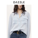 DAZZLE Disu long-sleeved shirt 2025 autumn and winter new light blue long-sleeved shirt light blue XS