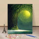 MPPMCK HAYAO Miyazaki Paisaje digital Pintura al óleo Coloración de la sala de estar de estilo de alto valor
