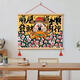 YUsen Yi Wulu Dieu de la richesse Distribution METTER COVER DÉCORATION PEINTURE SOIX SOIX SALLE PROST PEINTURE MUR MUR MURAL HORIZONTAL 9756 Wulu God of Wealth G 60 cm * 40 cm Rouge Rose Rose Rougeur Scroll + Hauteur