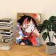 Noxuan five-level Luffy One Piece graffiti filled digital oil painting DIY hand-painted acrylic oil painting color painting fill color painting nx9898 50*70cm tight solid wood inner frame + outer frame default