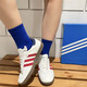 阿迪达斯 （adidas）三叶草官方舰店男鞋女鞋 新款运动鞋SAMBA低帮轻便板鞋休闲鞋 IH4881白红 40.5