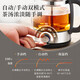 Bear Tea Maker Steam Spray Health Pot Thickened Glass Tea Maker Black Tea Office Tea Steamer Mini Electric Kettle Insulated Small Tea Stove 1L Gift Gift ZCQ-G08W6 Upgraded Stainless Steel Texture 0.8L