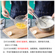 Luluo 304 stainless steel egg beater manual thickened mixing rod and dough egg whisk extended baking tool household 8-inch 304 stainless steel total length 20cm household egg beating