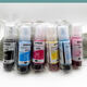EPSON Original Demoumbly 056 Ink L8058L18058T674 673 Imprimante du bac à encre, un ensemble de six couleurs