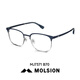 MOSE Half-Frame-Gläser Rahmen für die kühle Anti-Blau-Lichtlinsen-Sven-Brille von Männern kann mit dem Grad MJ7371B11 (+0 Yuan) übereinstimmen.