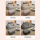 
Dudumeijia Fabric Sofa Living Room 2025 New Detachable Washing Sofa Simple Handrail Storage Cotton and Lines Sofa 528#