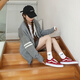 Pu Lian sports socks pure cotton men and women middle tube autumn elite basketball socks to absorb sweat 5 pairs of white one size medium tube 36-43