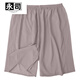 Yongsi silk shorts summer shorts men and women beach pants casual home pajamas mulberry silk loose 180 size 200 red 14101 satin 200 Jin [Jin equals 0.5 kg] within one size 130-185 Jin [Jin equals 0.5 kg]