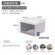 MPPMCK storage cabinet drawer wardrobe storage box plastic thickened combination storage cabinet storage finishing cabinet e3523 deep 47 width 35 height 23 one-pack (storage and purchase priority delivery)
