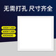 雷士照明明装8300x1200led平板灯600x600石膏吸顶水泥天花面板30*120吊灯 明装吸顶30x12048w白光