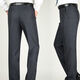 
JEEP SPIRIT trousers for men spring and autumn free iron straight suit pants for autumn and winter loose drooping business middle-aged men's trousers black LD9901 29 (2 feet 2 waist)