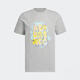 T-shirt à manches courtes imprimé à manches courtes Adidas NEO respirant pour hommes