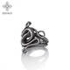 ZOCALO double snake intertwined ring men's 925 silver handmade women's personality trend No. 23