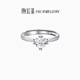 Chao Acer PT950 platinum ring girl birthday gift price Piya SRP40000851 loose ring mouth about 3.85g