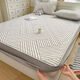 Antarctic (home) ice silk mat latex summer cool quilt summer three-piece summer cool mat summer air conditioner ice silk mat bed cover four-piece set cover sheet style-polar bear grey [no odor and no pilling] 90x200cm [single latex mat]