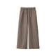 
MUJI (MUJI) Women's Soft Yarn Trousers Women's Pajamas Home Pants Can Be Outdoor 25 Years Fall FD1M3A5A Dark Coffee M (160/66A)