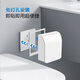 BULL punch-free socket waterproof box integrated household wall panel protective cover bathroom bathroom adhesive splash-proof box white pressure-resistant flame retardant one-open five-hole socket + adhesive waterproof box kitchen oil-proof balcony dust-proof special power box cover