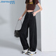 Jeanswest Jeans (Jeanswest) Summer Summer Sumitar de verano Femenino Diseño Slim Diseño Slim pantalones de patas anchas Blue oscuro Xs