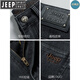 JEEP SPIRIT吉普夏季薄款男士牛仔裤直筒宽松中年高腰深档新款商务大码男裤 蓝色J679 厚.款 常规 30 腰围2尺3