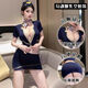 
Sexy underwear sexy stewardess uniform hot bed autumn and winter battle robe teasing suit flirting pajamas flight attendant suit +9756 net clothes all sizes