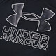 Under Armor children's clothing, children's short-sleeved round neck top, summer style for boys and girls, knitted moisture-absorbent outdoor sports quick-drying T-shirt, black 140, the size is small, please take one size larger as normal