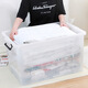 Oluxun Custom Thicken Clothes Transparent Storage Box Plastic Toys Rectangular Quilt Organizing Box Extra Large Storage Short Model 6630[44*30*16.5] Durable Cooked Glue
