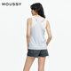 moussy x STUDIOWEAR2025夏季新品两件套简约款背心028ISA80-3881 111浅蓝色 M