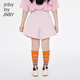 Jnby von Jnby neuer Stil Jiangnan Stoff Kinderkleidung Denim Shorts Loose Baumwollrock 25 Sommermädchen 1p5e10180 671/graues Pulver 150 cm