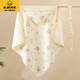 G.DUCKKIDSGDUCKKIDS baby quilt spring and autumn pure cotton newborn bag single newborn baby quilt quilt quilt warm swaddle warm beige lace angel bear