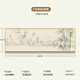 Yihuanyu Bamboo Living Room Decoration Painting New Chinese Ink Tea Room Mural Modern Simple Horizontal Version Sofa Background Wall Hanging Painting