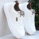 Wen Xizi Brand Chaussures pour hommes pour l'été Sports respirants et chaussures décontractées pour hommes 2025 Nouvelles chaussures blanches pour hommes Chaussures de seme épaisse polyvalente 9901 Mika 39