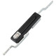 MS834-1-2P Tiandi Link Lock 834-6 Outdoor Water Watengjiu Distribución Gabinete de comunicación Control de control Gabinete MS834-2 Aleación de zinc negro con cubierta impermeable