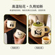 Qiao丂Panda Ceramic Water Set One Pot Four Cups Flower Teapot Mark Water Cup Tea Set Complete Housewarming New Wedding Souvenir Gift Box 1 Pot 4 Cups Tea Tray Not Included