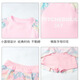 
Lugeli children's swimsuit women's split skirt style conservative girls swimsuit swimsuit swimsuit middle and big children junior high school students hot spring bathing suit pink swimsuit 120-135CM