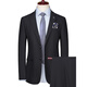 TPZBWG Brand de gamme Haut-de-BOUR SUIT SUILLE SUIT POUR MEN 2025 NOUVELLE ROBE CONCUTÉE CONCUTÉE SET trois pièces Black Two-Piece Set M 170
