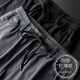 Siete Lobos Regalo del Día del Padre Pantalones de seda de hielo Summer Pantalones informales sueltos más Fat Fat Plus Size Mesh Pantalones Air acondicionador de secado rápido 9902 Modelo de 9 puntos Black Black Dos piezas Paquete 28 [cintura 2 pies 1]