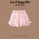 La Chapelle Girls Set 2025 Новые модные детские летние шорты для модных жилетов Baby Двух частей розовый 90 Рекомендуемый рост 80-90см