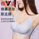 Yalu-Unterwäsche für Frauen in Sommerdünnen kleine Brüste versammelten sich und schöner Rücken ohne Markierungen und gemeinsame Brüste, um zu verhindern, dass neuer Eisseide BH atmungsaktives blau 2xl [geeignet für 135-150 Jin [Jin ist 0,5 kg] 40/90abc] geeignet]
