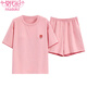 MODAL 2025 Nouveau pyjamas pour femmes en été en coton pur shorts shorts doux décontractés de vêtements de maison de sport peut être porté à l'extérieur de Z9859 L [recommandé 100-120 Jin [Jin est égal à 0,5 kg]]]