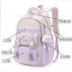 Brand d'études d'études d'école secondaire d'Ounchi Brand pour femmes pour femmes nouvelles élèves de grande capacité occasionnels Sacquage de réduction du fardeau léger pour les femmes Purple 35cm * 23cm * 46cm