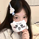 Two Worlds Cute Cartoon KT Cat Hair Clip Women's Side Bangs Clip Headwear Hair Clip 2025 New Hair Clip Long Duckbill Clip KT Cat