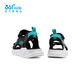 361 Shopping mall same style children's shoes, boys' beach sandals, new summer sandals for older children, carbon black/time green 36