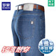 Romon 2025 Jeans de soie de glace d'été mince de taille haute occasionnelle de la taille droite lâche vers le haut de l'âge moyen pantalon masculin 3882 Modèles # zhonglan 29 [Taille de la taille 2 pieds 2]