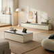 Lin's home TV cabinet living room home floor-standing slate coffee table combination RI1M