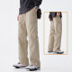 Pantalones casuales europeos y americanos de Charlotte para hombres en verano delgada solta 2025 NUEVA Marca de moda Pantalones de carga al aire libre 9857B Negro [Summer delgado] L 105Jin [Jin iguala 0.5 kg] -120Jin [Jin equivale a 0.5 kg]