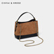 Cinvaikrose Small Fragrance Style Tote Sac Women's 2025 grande capacité Sac à bandoulière unique Sac pour femmes Back Backt Back's Day's Day's Gift Khaki [Cadeaux à la petite amie, à la femme et aux filles sont sincères et pratiques]